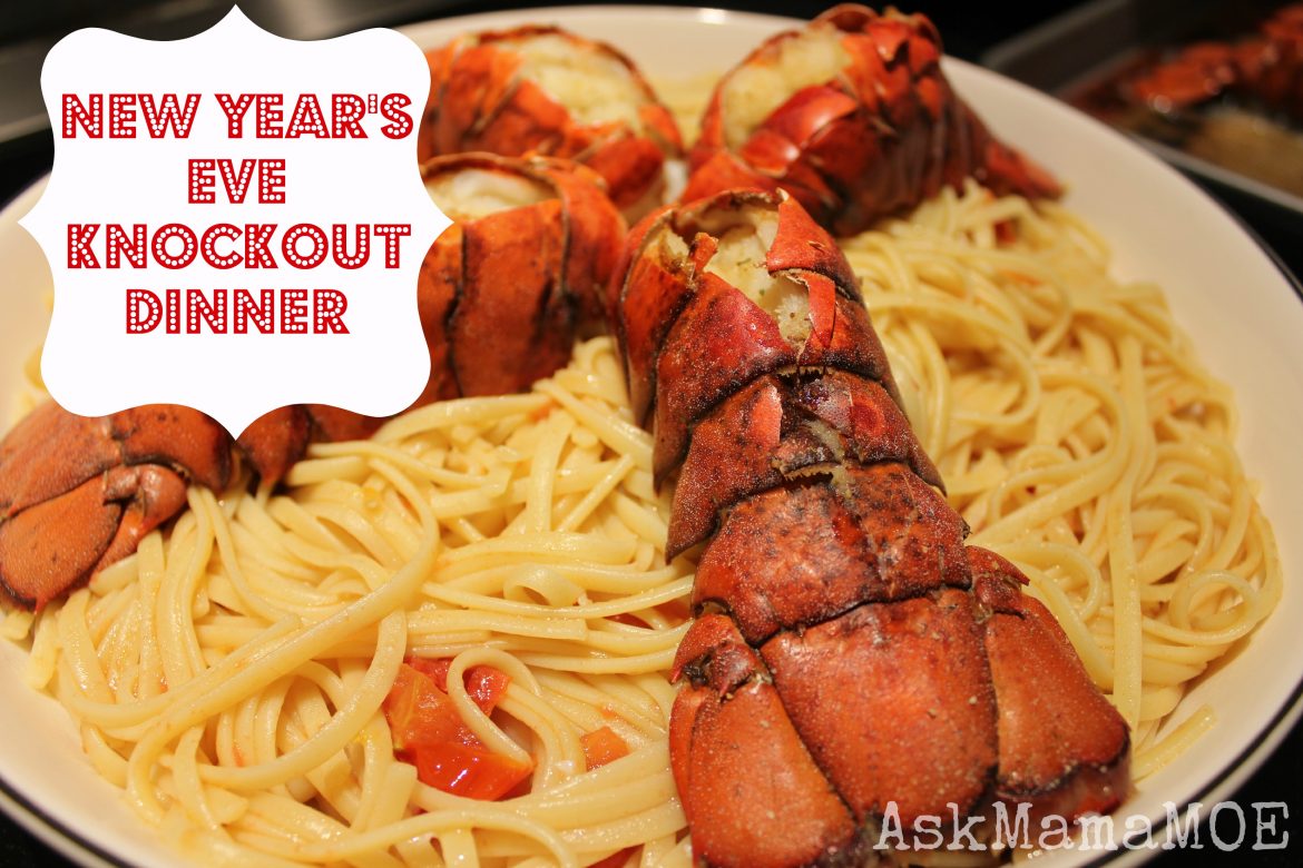 Lobster Tail and Linguine DInner