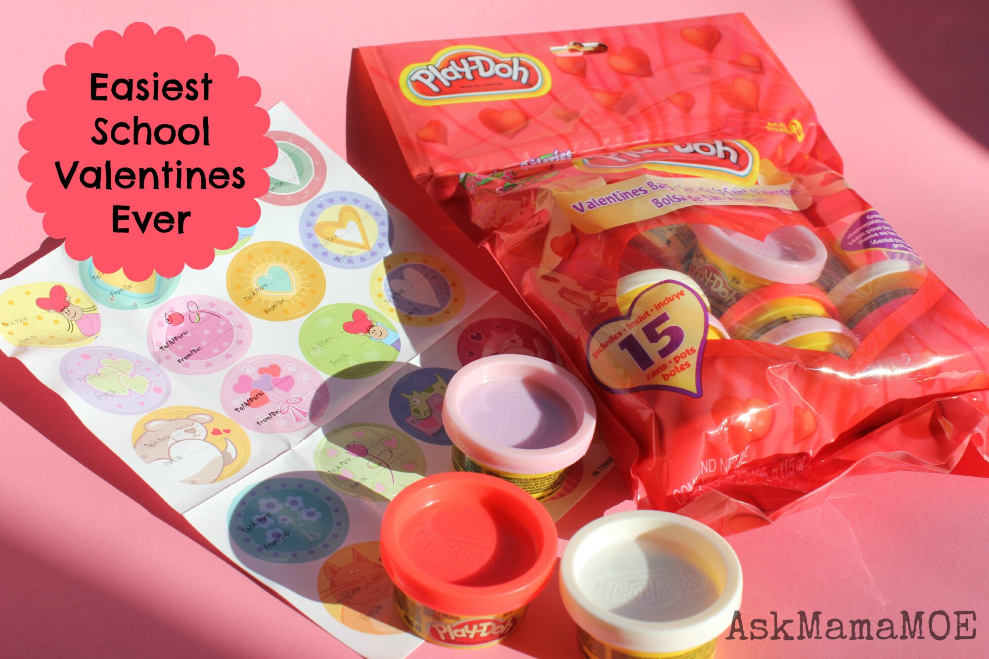 Valentine's Day Treats Without Sweets with Play-Doh - Ask Mama MOE