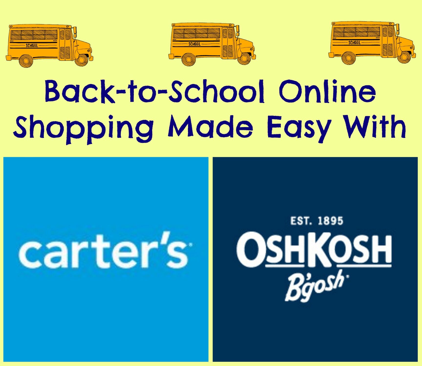 New Canadian Carter's/OshKosh B'gosh Online Store {plus a back-to