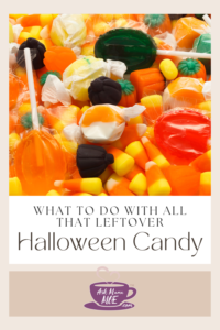 Once the spooky celebrations are over, most parents ask, “What should we do with ALL the leftover Halloween candy?” Over the years, I have come up with my own tactics – here are my best leftover Halloween candy tips!