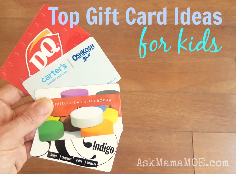 List of the Best Holiday Gift Cards for Kids